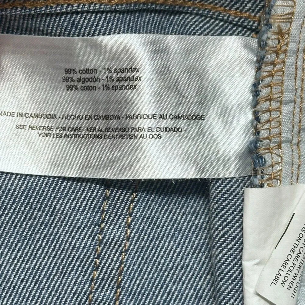 Gloria Vanderbilt Womens 6 Boyfriend Jeans Blue Medium Wash Denim EUC